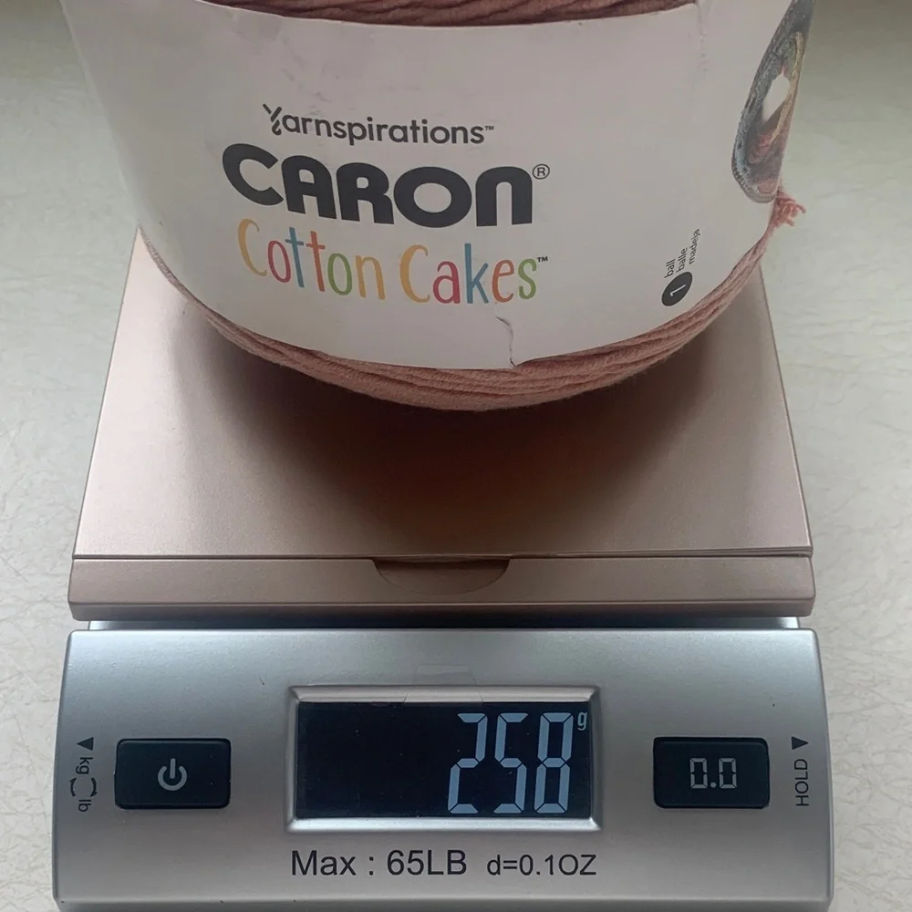 Caron Cotton Cakes Yarn in Coral - Picture 4 of 4